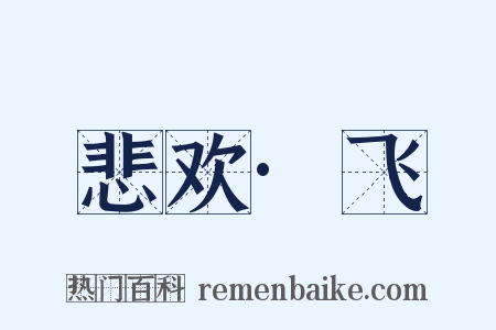 悲欢·飞是什么意思的图片